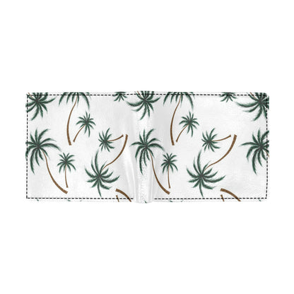 Palm Tree Pattern Print Design PT07 Men's ID Card Wallet