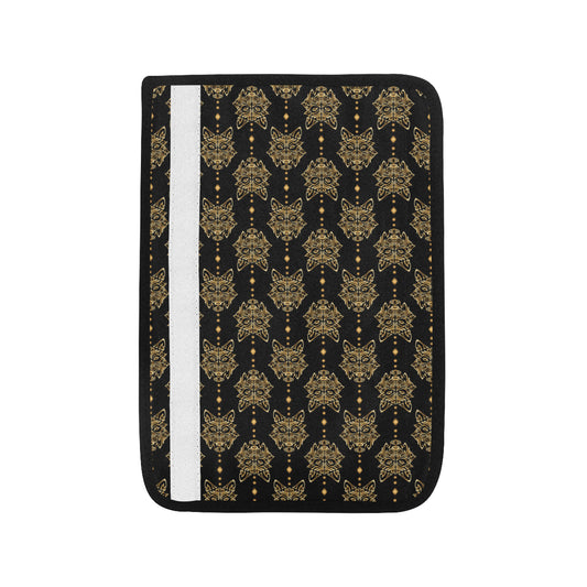 Aztec Wolf Pattern Print Design 04 Car Seat Belt Cover