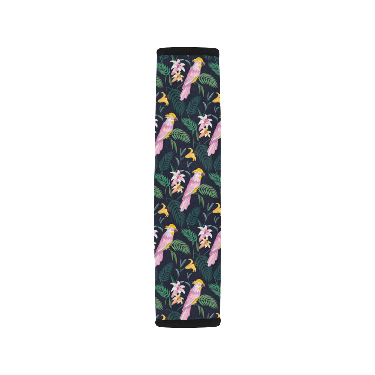 Cockatoo Pattern Print Design 03 Car Seat Belt Cover