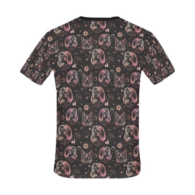 Third Eye Girl Cat Print Design LKS305 Men's All Over Print T-shirt