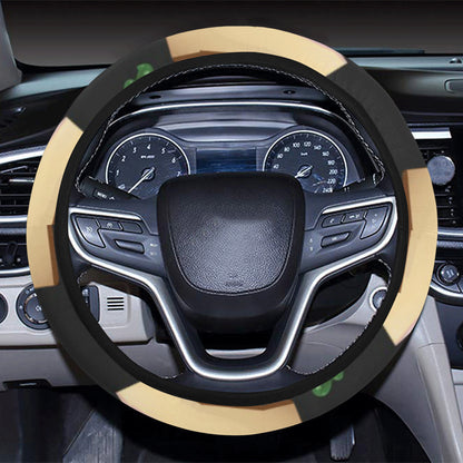 Cheesecake blueberry Pattern Print Design CK01 Steering Wheel Cover with Elastic Edge