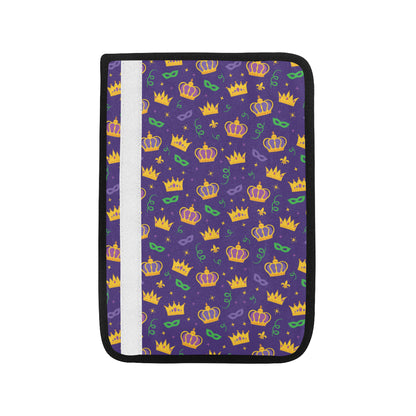 Mardi Gras Pattern Print Design 03 Car Seat Belt Cover