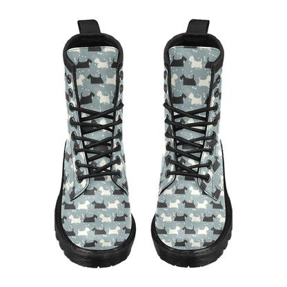 Scottish Terriers Print Design LKS301 Women's Boots