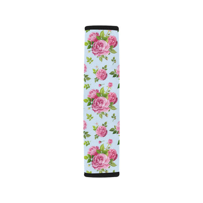 Rose Pink Pattern Print Design RO08 Car Seat Belt Cover
