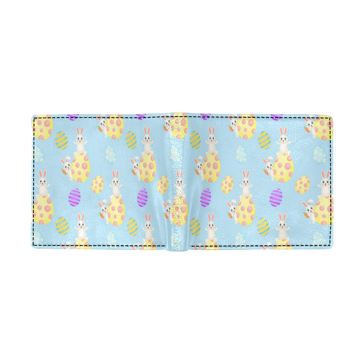 Easter Eggs Pattern Print Design RB015 Men's ID Card Wallet