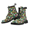 Hibiscus With Butterfly Print Design LKS305 Women's Boots