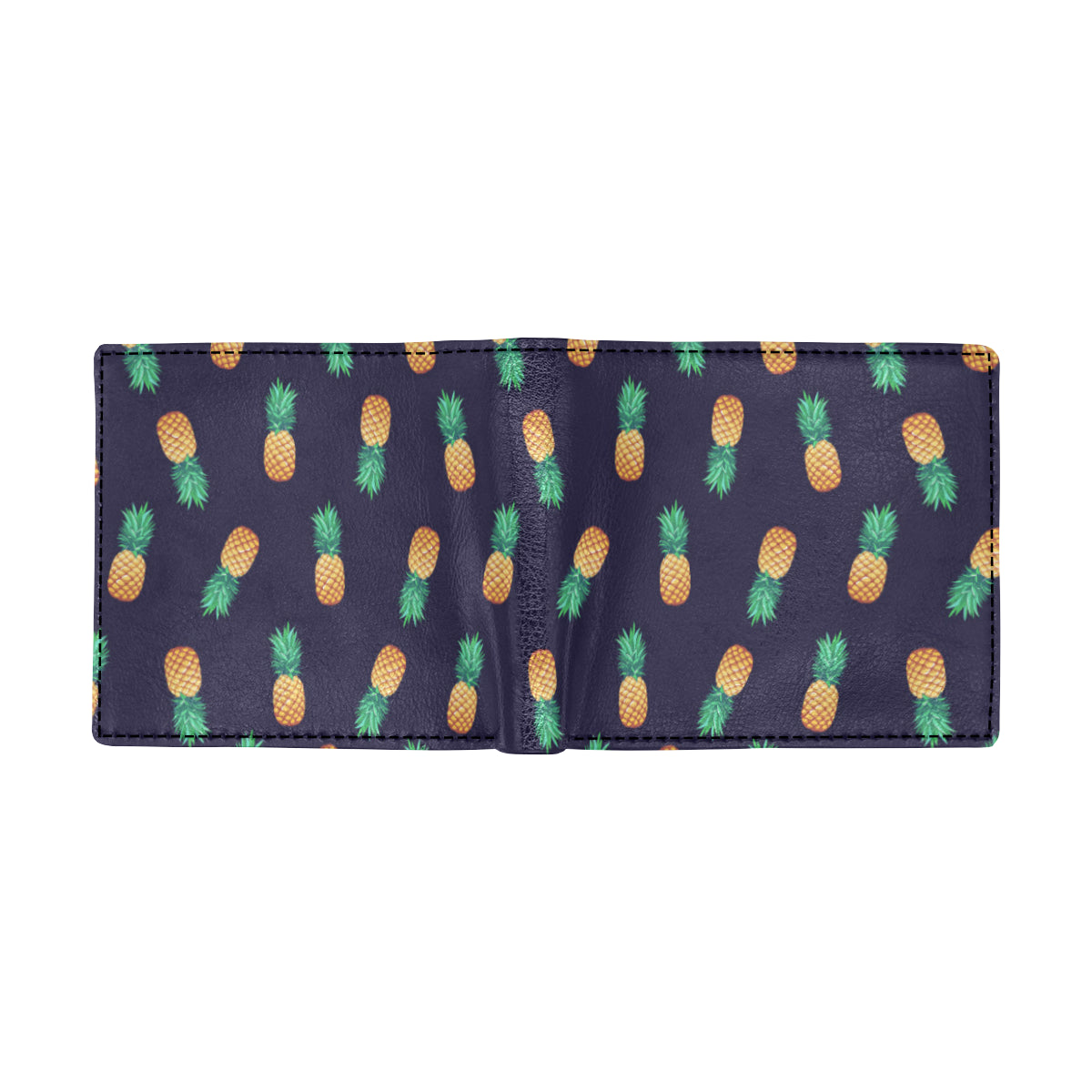 Pineapple Pattern Men's ID Card Wallet