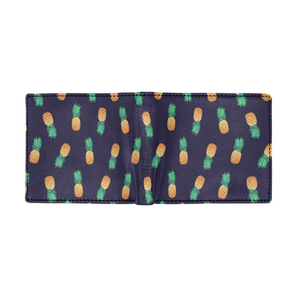 Pineapple Pattern Men's ID Card Wallet