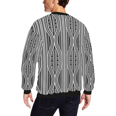 Polynesian Tribal Style Men Long Sleeve Sweatshirt