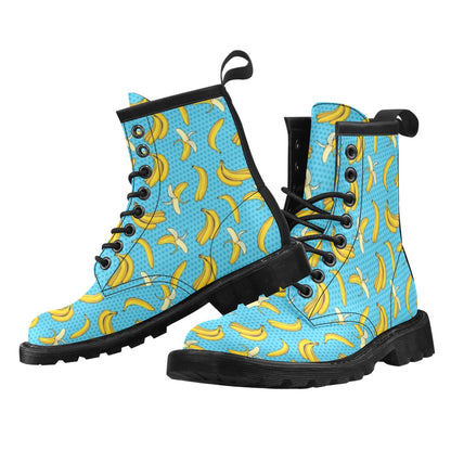 Banana Pattern Print Design BA08 Women's Boots