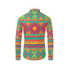 Mexican Pattern Print Design 04 Men's Long Sleeve Shirt