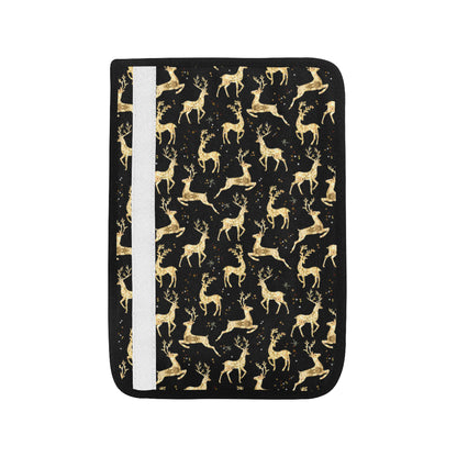 Deer Gold Pattern Car Seat Belt Cover
