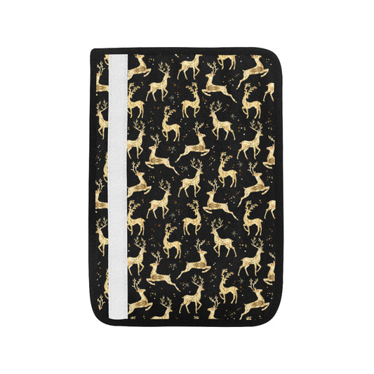 Deer Gold Pattern Car Seat Belt Cover