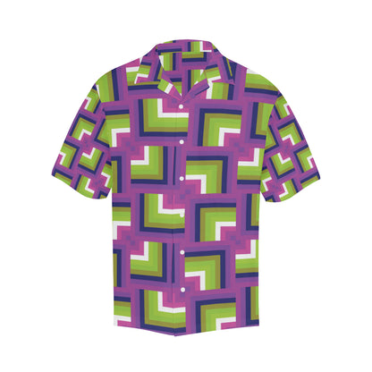 Optical illusion Pattern Print Design A05 Men's Hawaiian Shirt