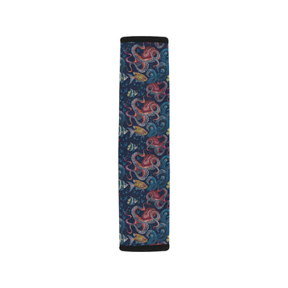 Octopus Deep Sea Print Themed Car Seat Belt Cover