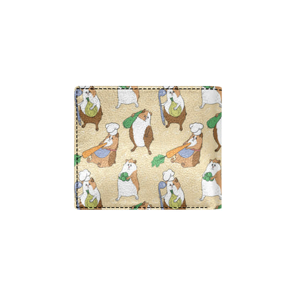 Guinea Pig Pattern Print Design 03 Men's ID Card Wallet