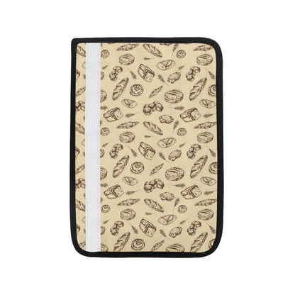 Bread Pattern Print Design 04 Car Seat Belt Cover