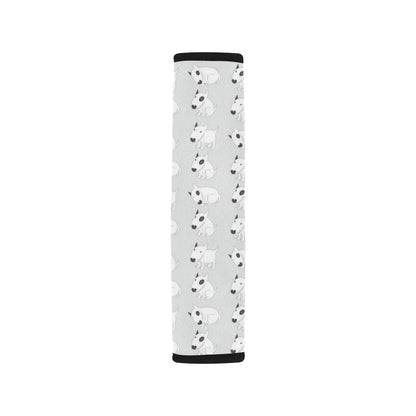 Bull Terrier hand draw Print Pattern Car Seat Belt Cover