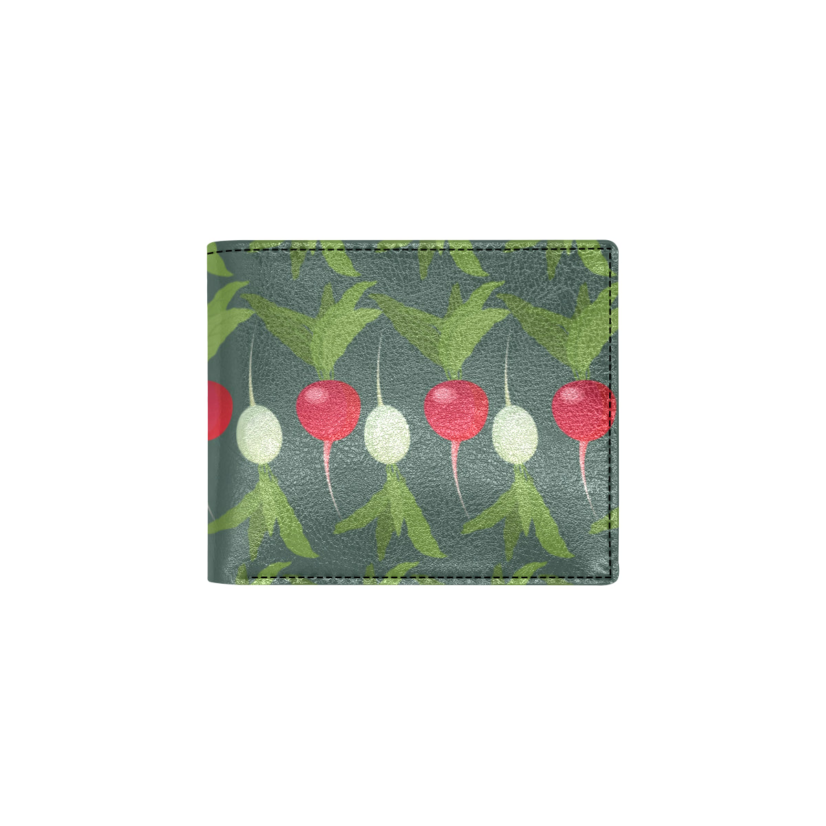 Radish Pattern Print Design A03 Men's ID Card Wallet