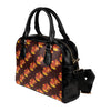 Rooster Pattern Print Design A04 Shoulder Handbag