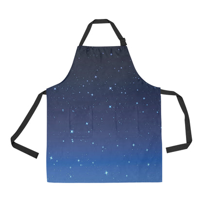 Night sky Pattern Print Design A01 Apron with Pocket