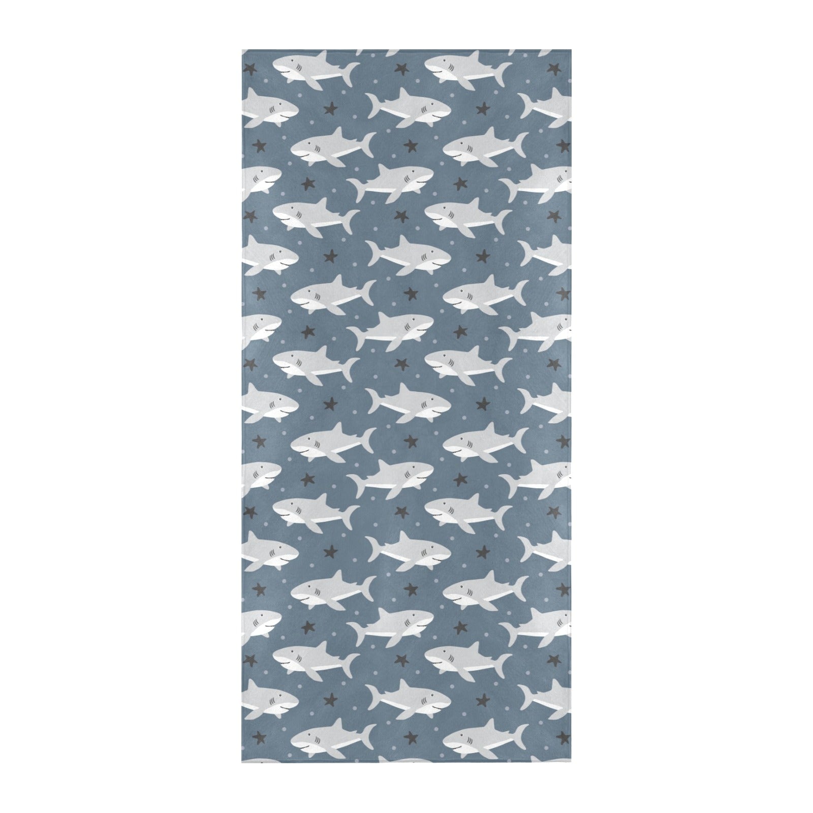 Shark Print Design LKS305 Beach Towel 32" x 71"