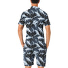 Shark Print Pattern Men's Romper