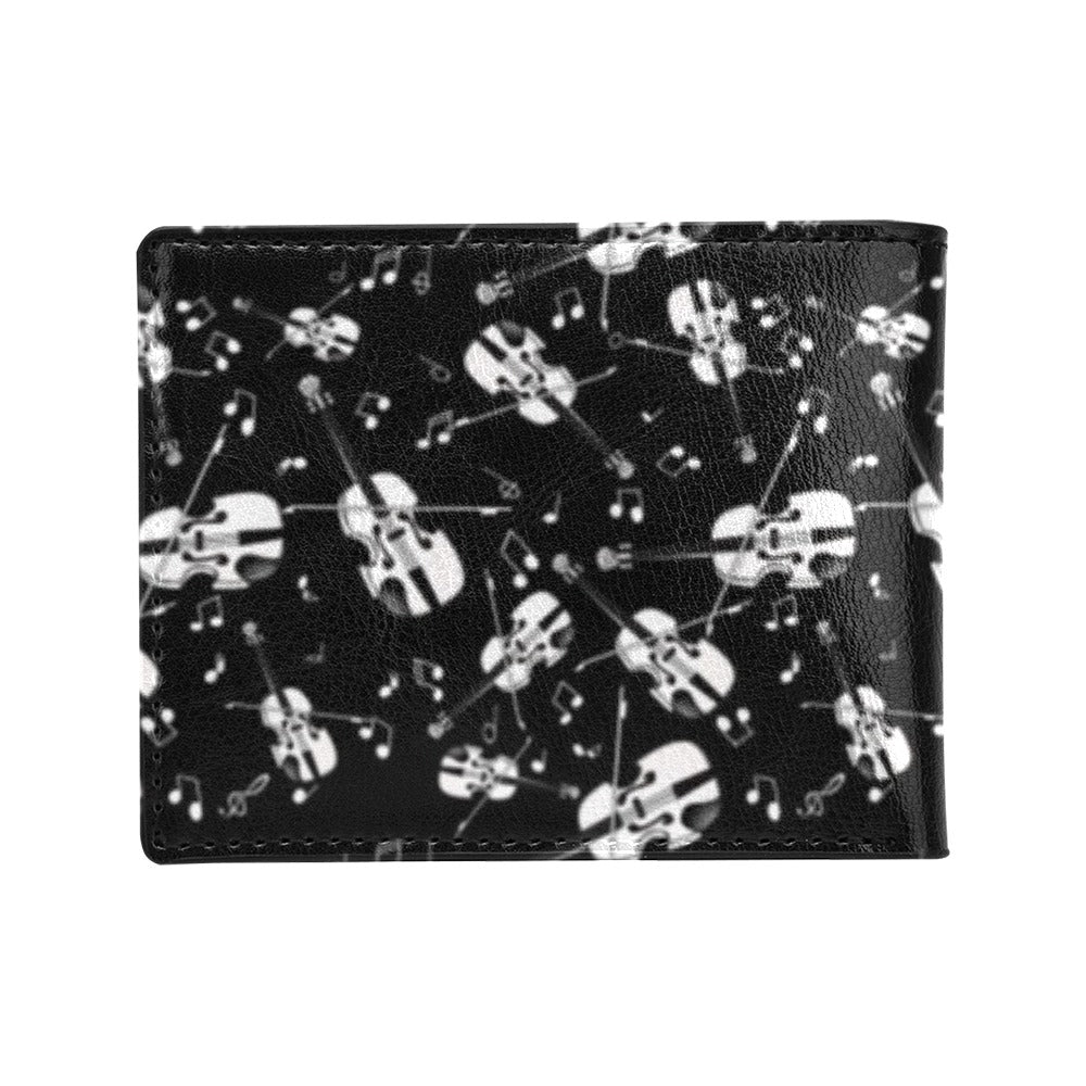 Violin Print Design LKS404 Men's ID Card Wallet