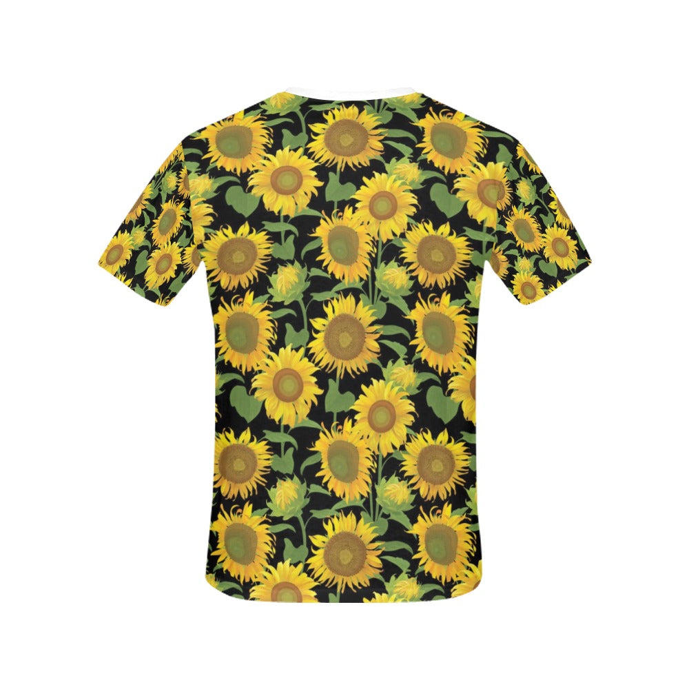 Sunflower Print Design LKS302 Women's  T-shirt