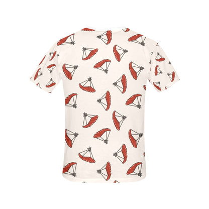 Skydiver Print Design LKS302 Women's  T-shirt
