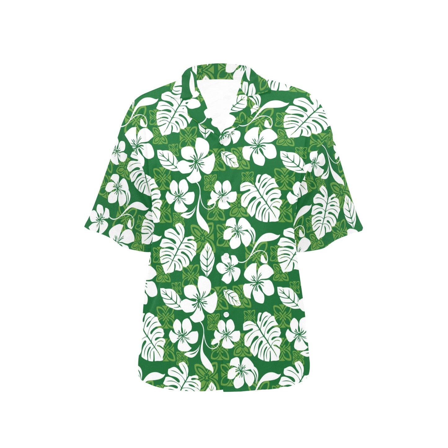 Hawaiian Themed Pattern Print Design H016 Women's Hawaiian Shirt
