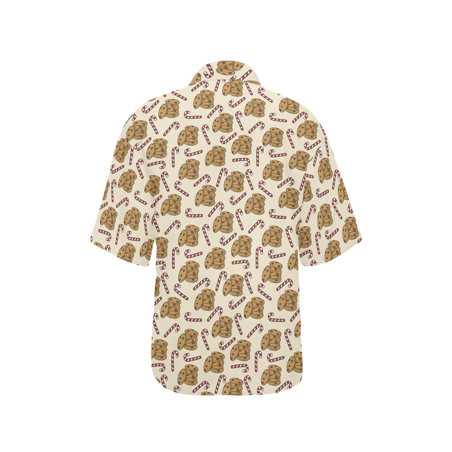 Cookie Pattern Print Design 04 Women's Hawaiian Shirt