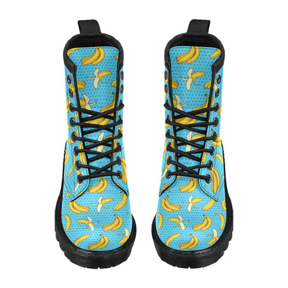 Banana Pattern Print Design BA08 Women's Boots