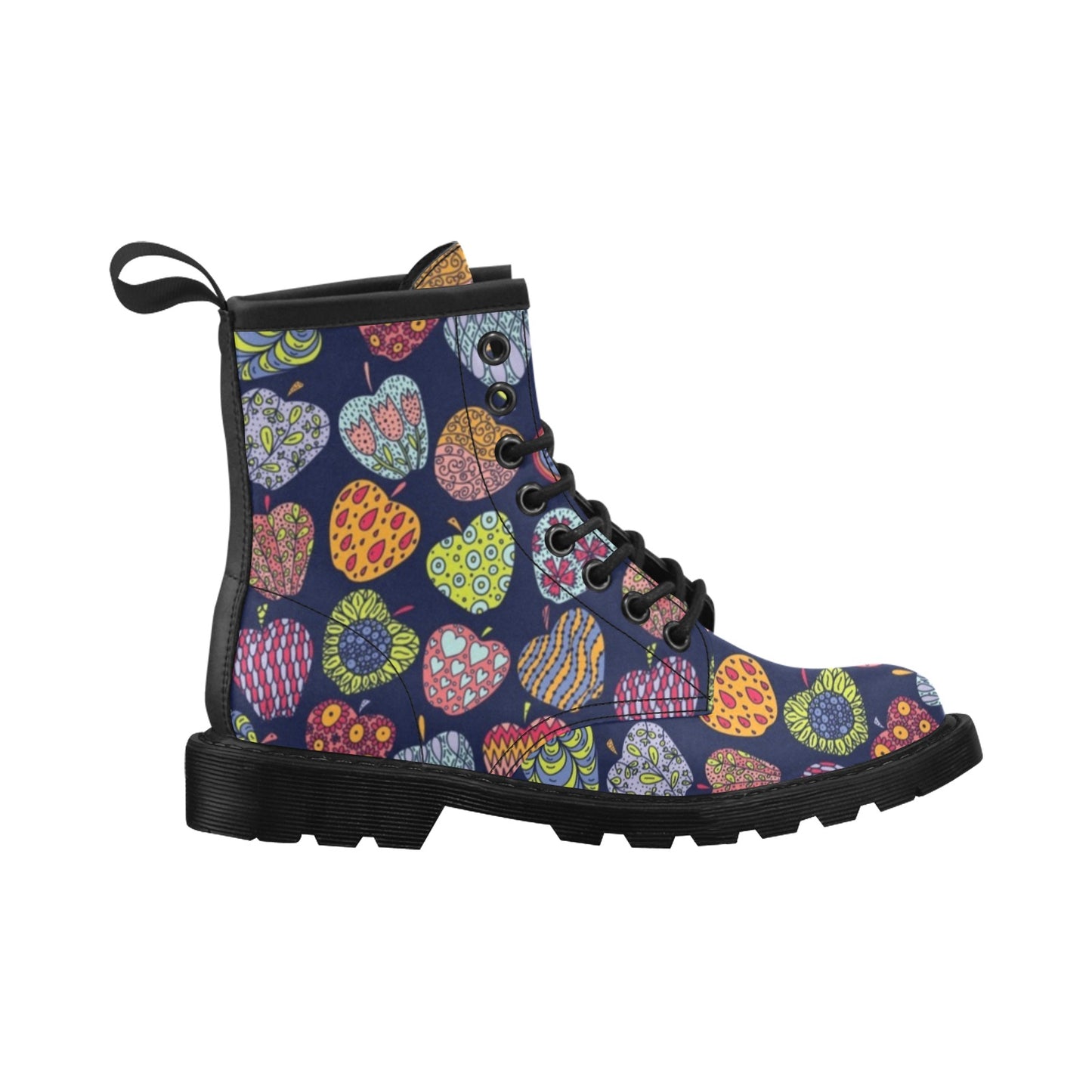 Apple Pattern Print Design AP05 Women's Boots