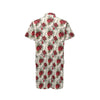 Hibiscus Print Design LKS3011 Men's Romper