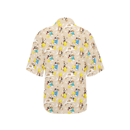 Russell Terriers Cute Print Design LKS304 Women's Hawaiian Shirt