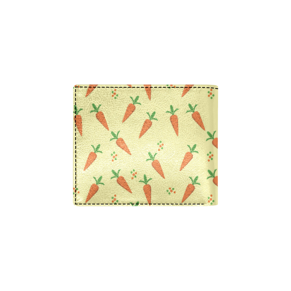 Carrot Pattern Print Design 04 Men's ID Card Wallet