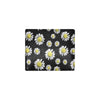 Daisy Pattern Print Design DS01 Men's ID Card Wallet