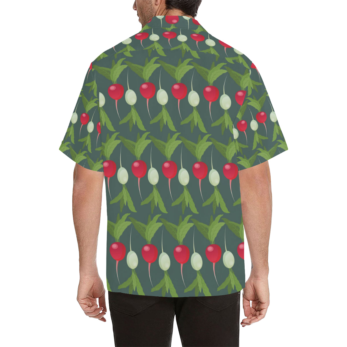 Radish Pattern Print Design A03 Men's Hawaiian Shirt