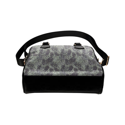 Camouflage Fern Pattern Print Design 05 Shoulder Handbag