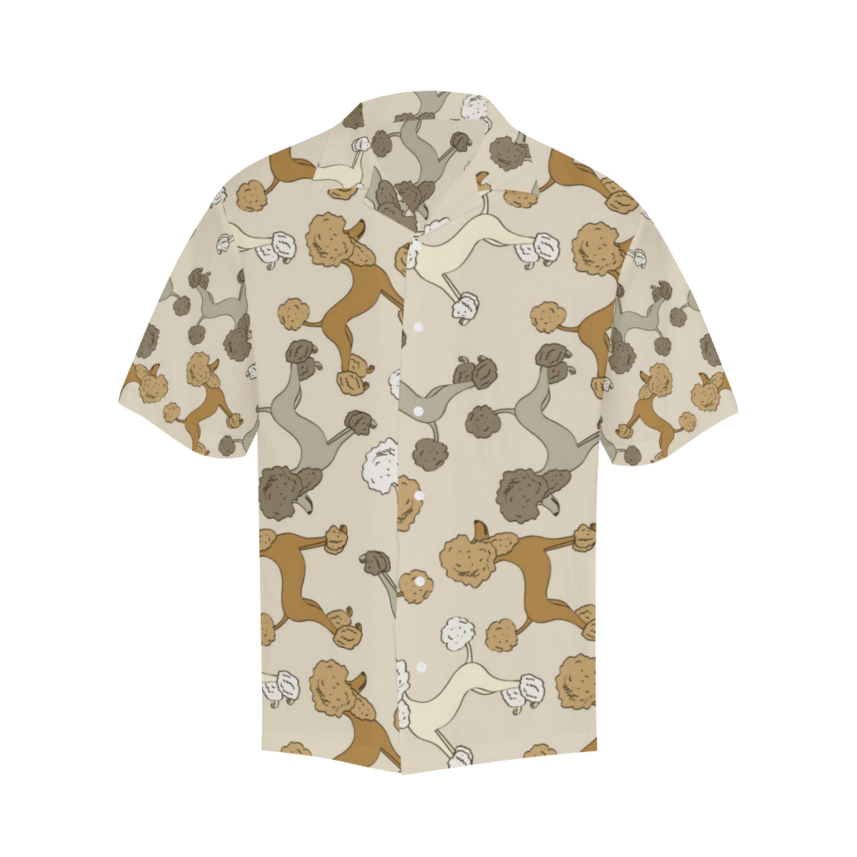 Poodle Pattern Print Design A01 Men's Hawaiian Shirt