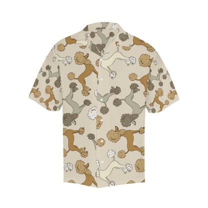 Poodle Pattern Print Design A01 Men's Hawaiian Shirt
