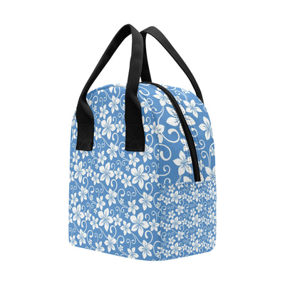 Hibiscus Pattern Print Design HB09 Insulated Lunch Bag