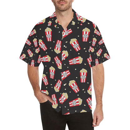 Popcorn Pattern Print Design A01 Men's Hawaiian Shirt