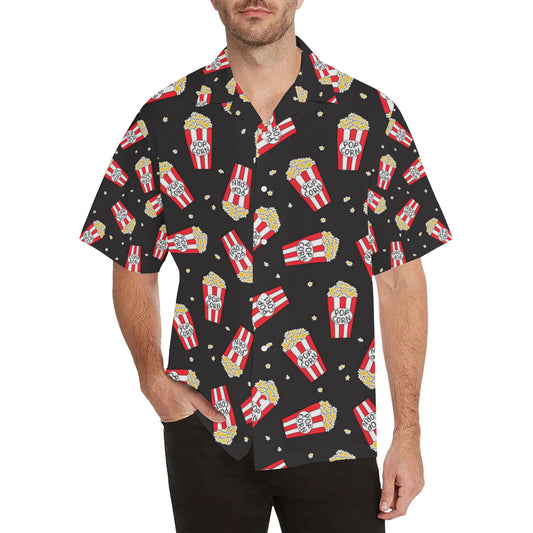 Popcorn Pattern Print Design A01 Men's Hawaiian Shirt