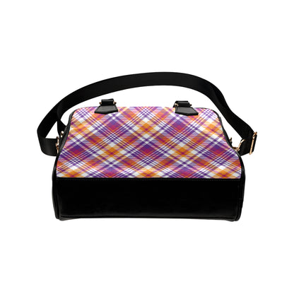 Madras Pattern Print Design 02 Shoulder Handbag