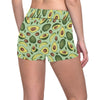 Avocado Pattern Print Design AC01 Yoga Shorts