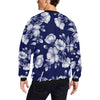 Cherry Blossom Pattern Print Design CB01 Men Long Sleeve Sweatshirt