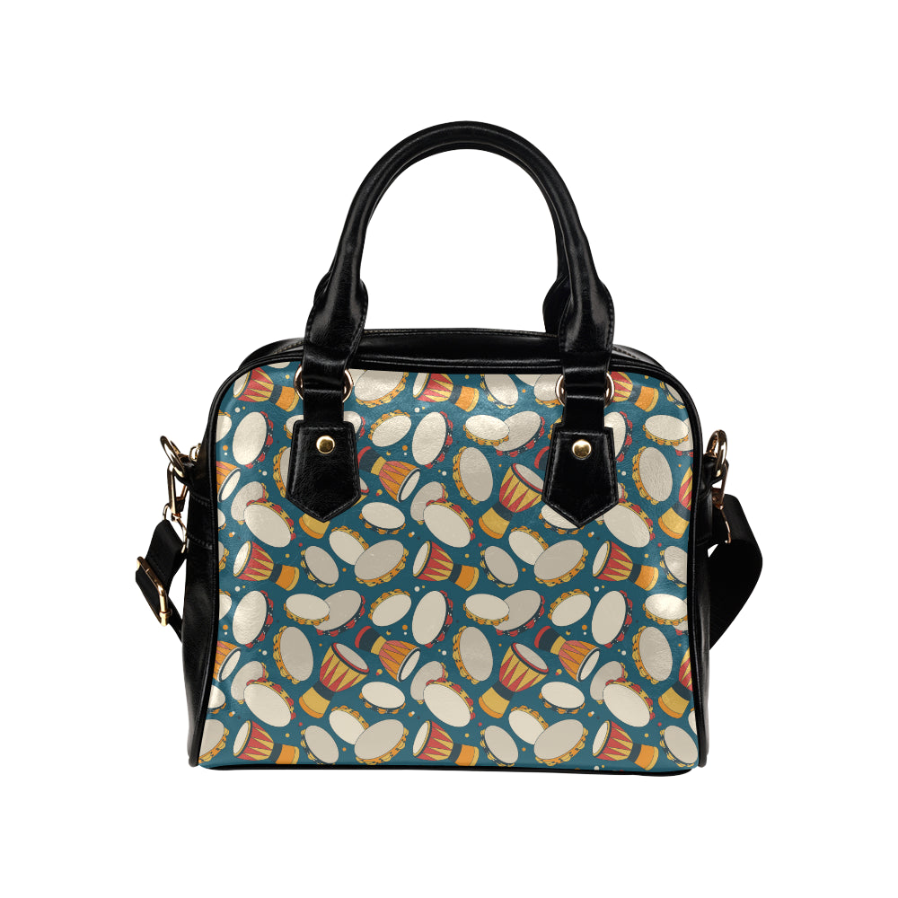 Tambourine Pattern Print Design 01 Shoulder Handbag