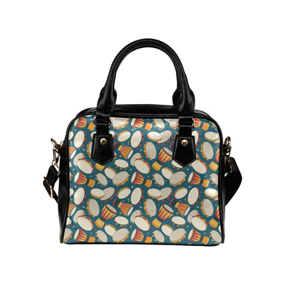 Tambourine Pattern Print Design 01 Shoulder Handbag